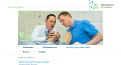 Desktop Screenshot of diabeteszentrum.de